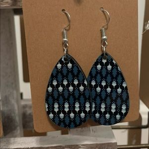 New Sublimated tear drop earrings